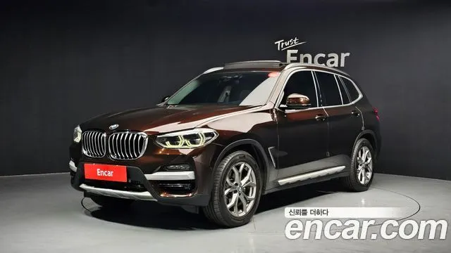 BMW X3 2020 — 140 970 км, коричневый, Корея — под ключ — фото 1