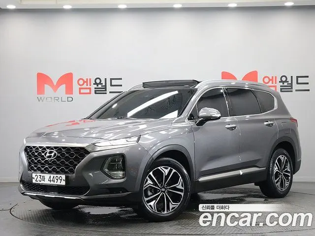 HYUNDAI SANTA FE 2019 — 114 000 км, серый, Корея — под ключ — фото 12