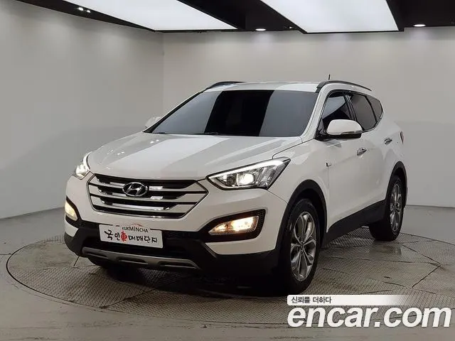 HYUNDAI SANTA FE 2015 — 152 788 км, белый, Корея — под ключ — фото 1