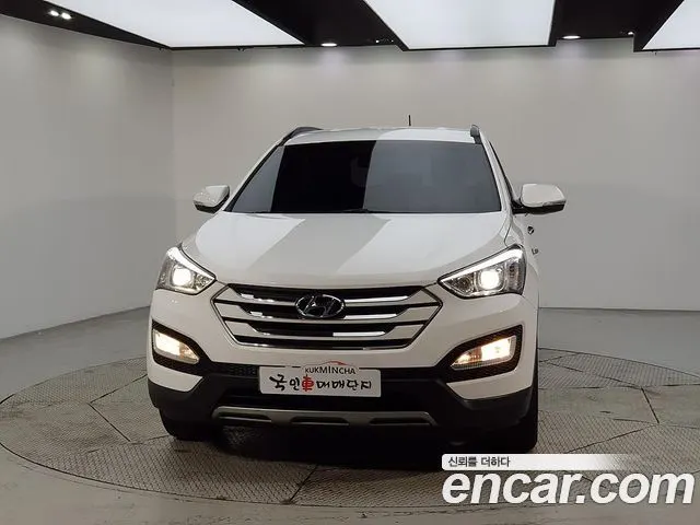 HYUNDAI SANTA FE 2015 — 152 788 км, белый, Корея — под ключ — фото 2