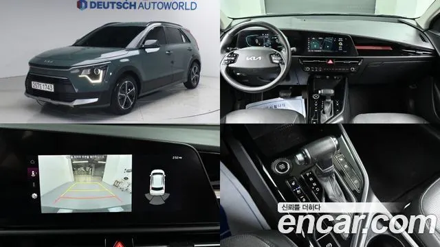 KIA NIRO 2023 — 115 162 км, тёмно-зелёный, Корея — под ключ — фото 12