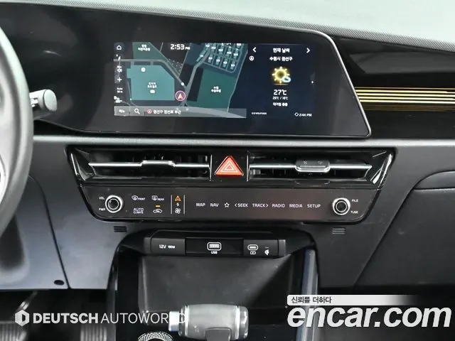 KIA NIRO 2023 — 115 162 км, тёмно-зелёный, Корея — под ключ — фото 9