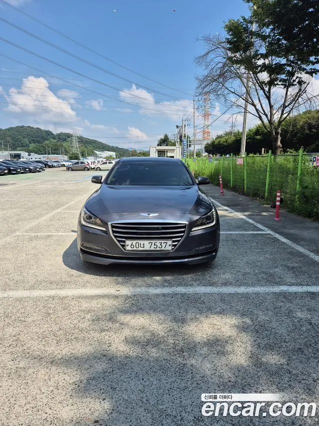 HYUNDAI GENESIS DH 2015 — 177 701 км, серебристо-серый, Корея — под ключ — фото 2