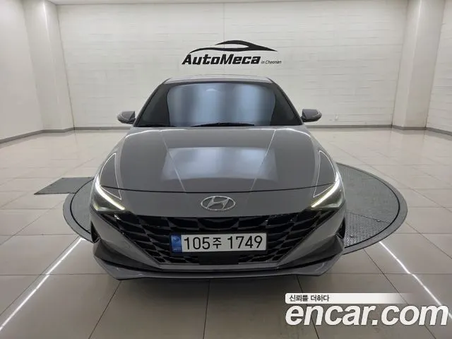 HYUNDAI AVANTE 2023 — 67 350 км, серебристо-серый, Корея — под ключ — фото 3