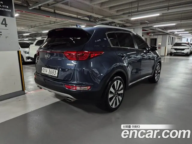 KIA SPORTAGE 2018 — 40 249 км, синий, Корея — под ключ — фото 2