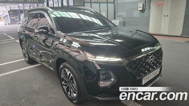 HYUNDAI SANTA FE 2019 — 121 108 км, чёрный, Корея — под ключ — фото 3