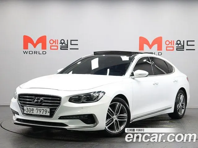 HYUNDAI GRANDEUR 2019 — 137 690 км, белый, Корея — под ключ — фото 12