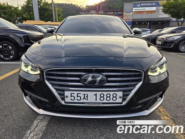 HYUNDAI GRANDEUR 2019 — 173 792 км, чёрный, Корея — под ключ — фото 1