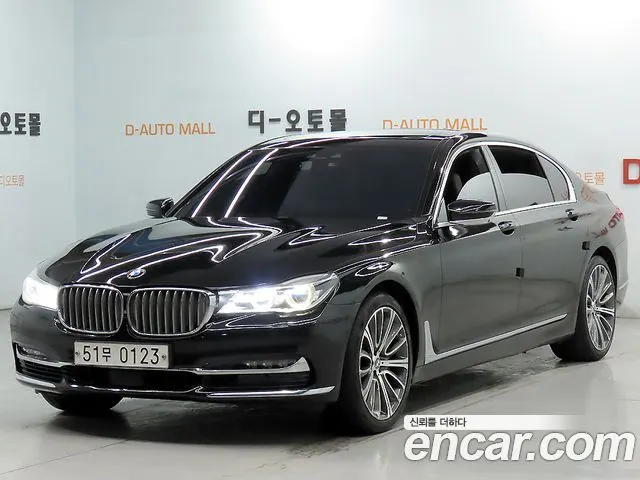 BMW 7 SERIES 2016 — 216 063 км, чёрный, Корея — под ключ — фото 11