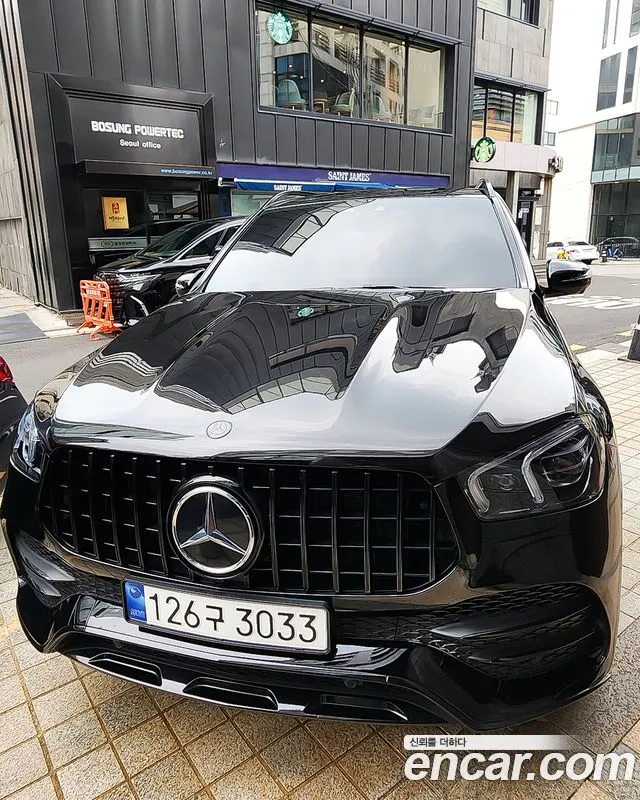 MERCEDES-BENZ GLE-CLASS W166 2019 — 69 100 км, чёрный, Корея — под ключ — фото 1