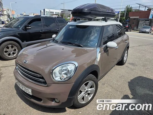 MINI COOPER D COUNTRYMAN 2015 — 100 000 км, коричневый, Корея — под ключ — фото 1
