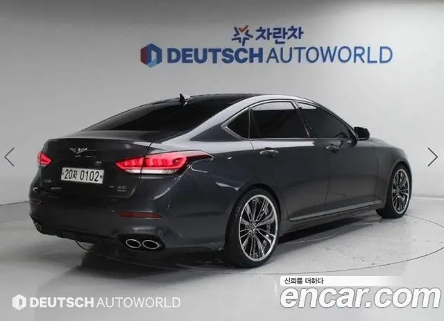 GENESIS G80 2017 — 150 907 км, серебристо-серый, Корея — под ключ — фото 2