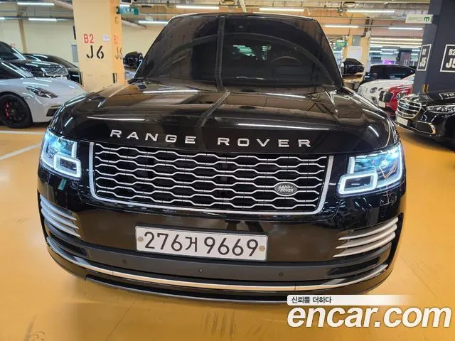 LAND ROVER RANGE ROVER 2019 — 100 000 км, чёрный, Корея — под ключ — фото 11