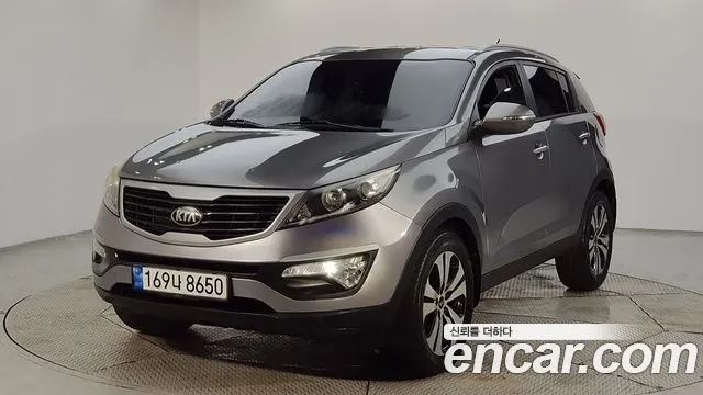 KIA SPORTAGE R 2013 — 162 721 км, серый, Корея — под ключ — фото 1
