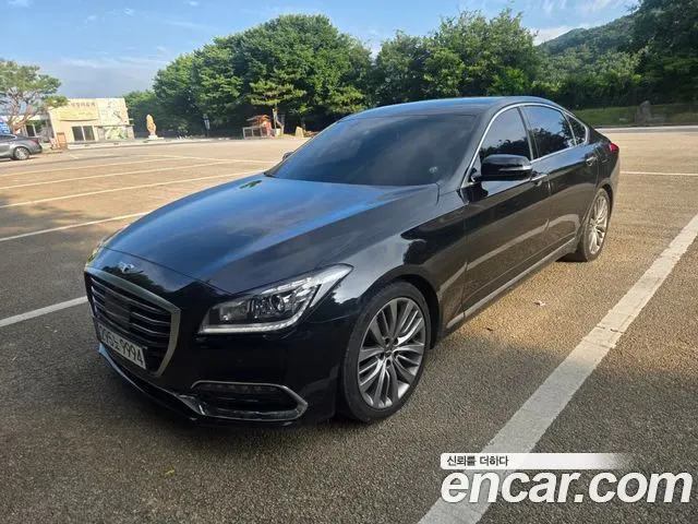 GENESIS G80 2018 — 199 000 км, чёрный, Корея — под ключ — фото 2