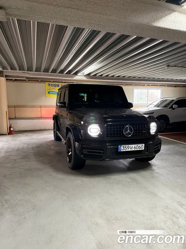 MERCEDES-BENZ G-CLASS W463B 2020 — 56 000 км, чёрный, Корея — под ключ — фото 1