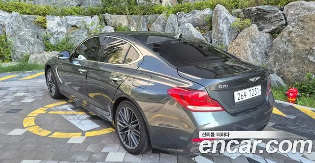 GENESIS G70 2019 — 82 700 км, бирюзовый, Корея — под ключ — фото 2