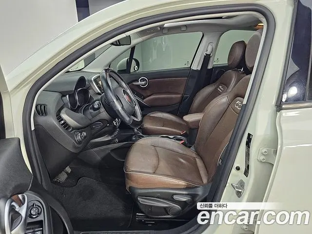 FIAT 500X 2016 — 113 141 км, белый-перламутр, Корея — под ключ — фото 10