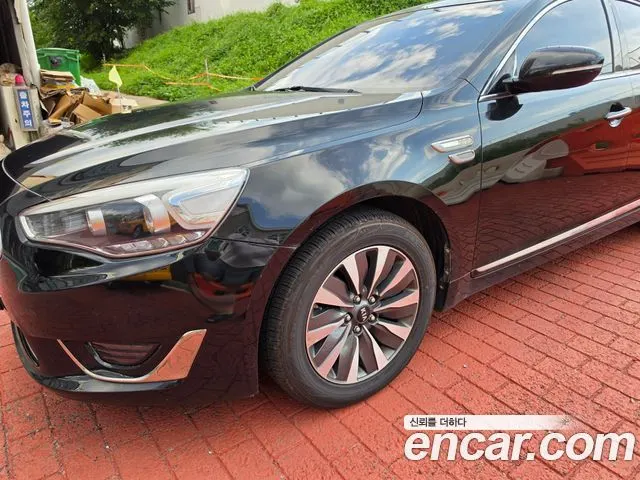 KIA K7 HYBRID 2015 — 177 600 км, чёрный, Корея — под ключ — фото 4