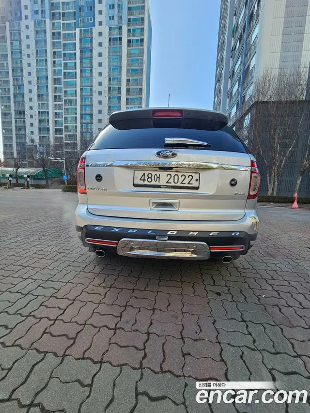 FORD EXPLORER 2013 — 257 000 км, серебристый, Корея — под ключ — фото 2