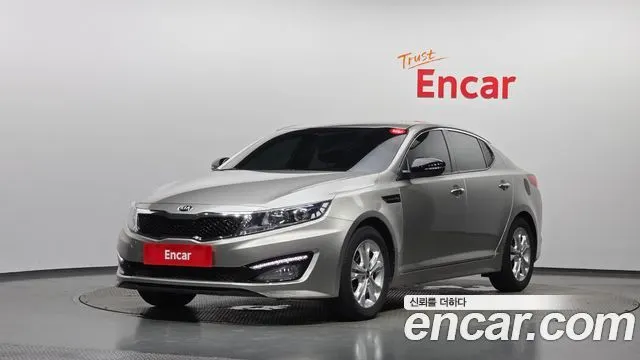 KIA K5 2013 — 198 574 км, светло-золотистый, Корея — под ключ — фото 1