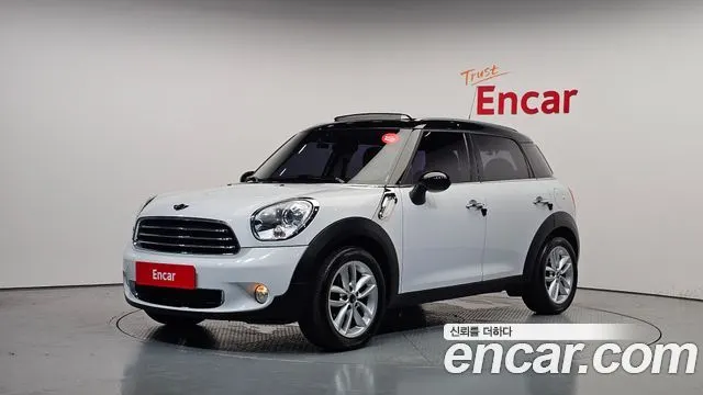 MINI COOPER D COUNTRYMAN 2014 — 87 881 км, белый, Корея — под ключ — фото 1