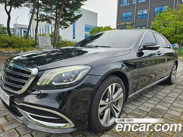 MERCEDES-BENZ S-CLASS W222 2015 — 309 400 км, чёрный, Корея — под ключ — фото 2