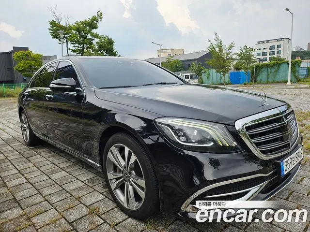 MERCEDES-BENZ S-CLASS W222 2015 — 309 400 км, чёрный, Корея — под ключ — фото 3