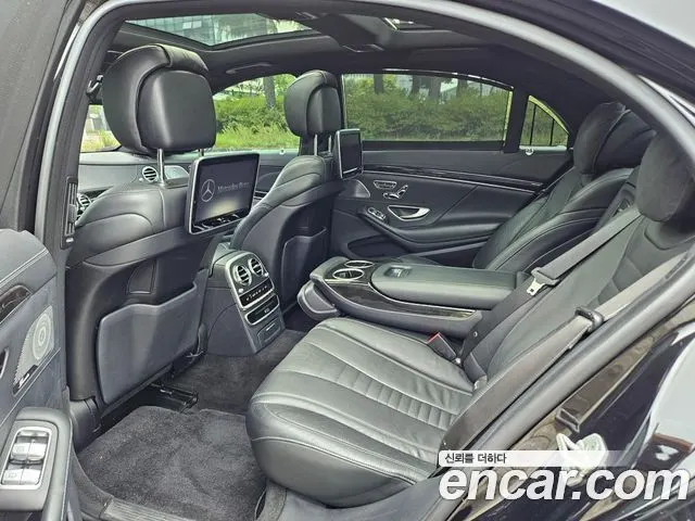 MERCEDES-BENZ S-CLASS W222 2015 — 309 400 км, чёрный, Корея — под ключ — фото 8