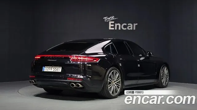 PORSCHE PANAMERA 2019 — 77 901 км, чёрный, Корея — под ключ — фото 2