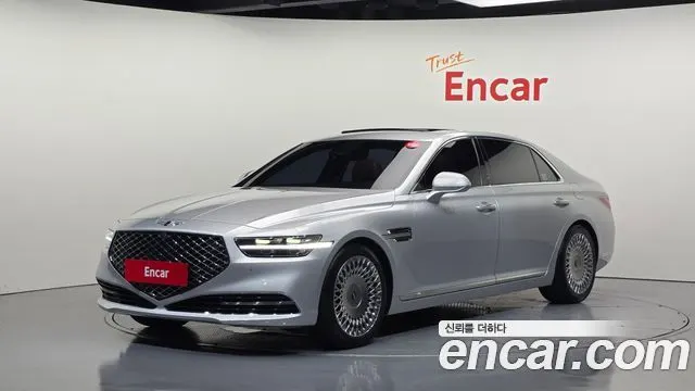 GENESIS G90 2019 — 87 021 км, серебристый, Корея — под ключ — фото 1