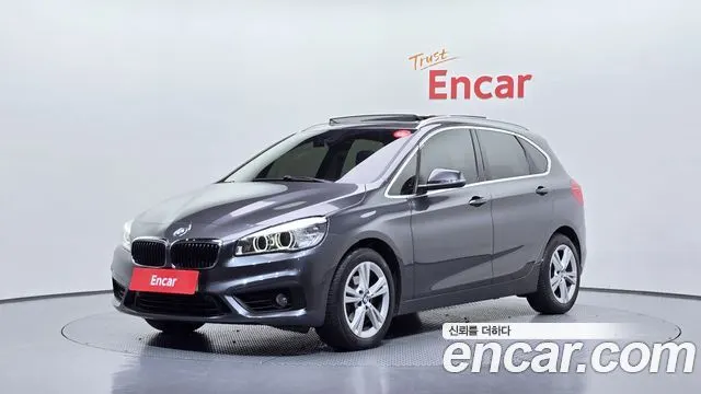 BMW 2 SERIES ACTIVE TOURER 2017 — 91 519 км, серый, Корея — под ключ — фото 1