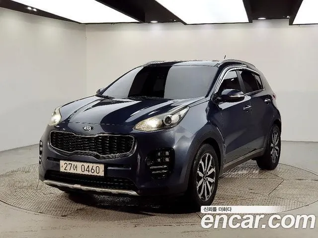 KIA SPORTAGE 2017 — 187 861 км, синий, Корея — под ключ — фото 1