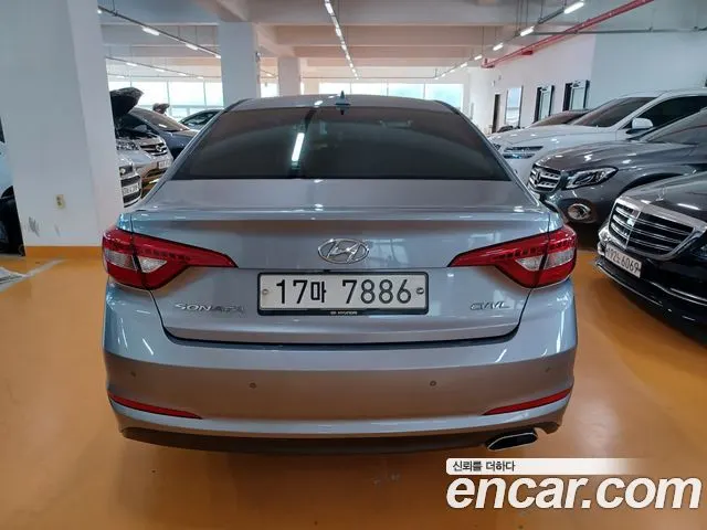 HYUNDAI SONATA 2017 — 151 124 км, серебристо-серый, Корея — под ключ — фото 5