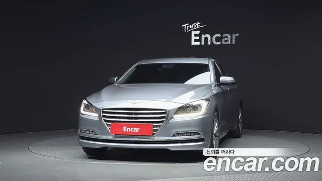 HYUNDAI GENESIS DH 2016 — 123 982 км, серебристо-серый, Корея — под ключ — фото 3