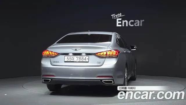 HYUNDAI GENESIS DH 2016 — 123 982 км, серебристо-серый, Корея — под ключ — фото 4