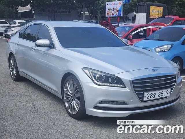 HYUNDAI GENESIS DH 2015 — 278 120 км, серебристый, Корея — под ключ — фото 1