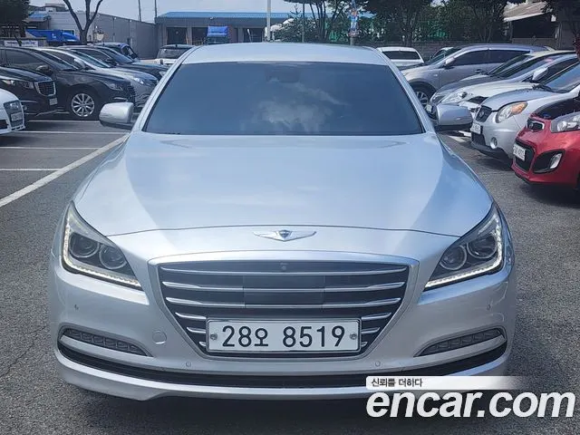 HYUNDAI GENESIS DH 2015 — 278 120 км, серебристый, Корея — под ключ — фото 2