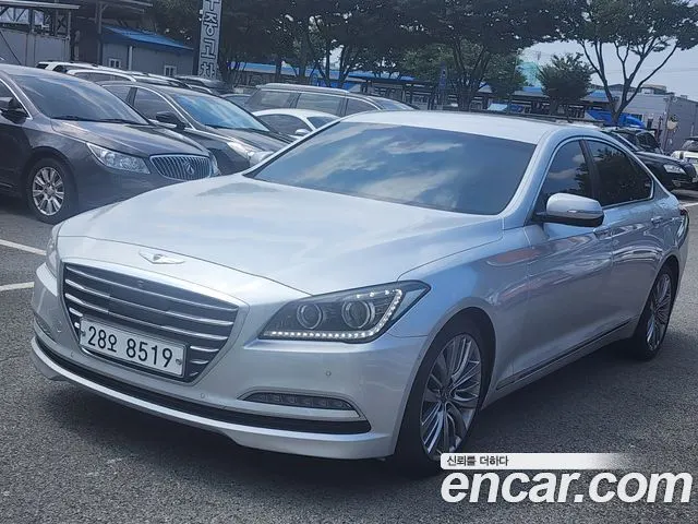 HYUNDAI GENESIS DH 2015 — 278 120 км, серебристый, Корея — под ключ — фото 3