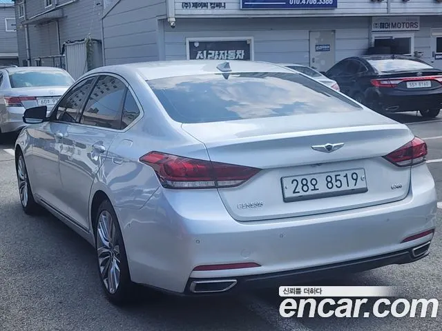 HYUNDAI GENESIS DH 2015 — 278 120 км, серебристый, Корея — под ключ — фото 6