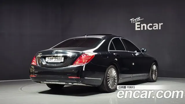 MERCEDES-BENZ S-CLASS W222 2015 — 190 649 км, чёрный, Корея — под ключ — фото 2