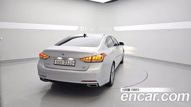 HYUNDAI GENESIS DH 2016 — 117 013 км, серебристый, Корея — под ключ — фото 2