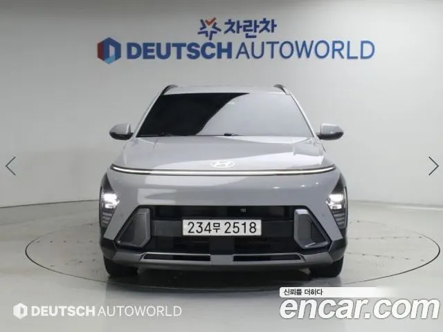 HYUNDAI KONA HYBRID 2023 — 46 497 км, серебристо-серый, Корея — под ключ — фото 3