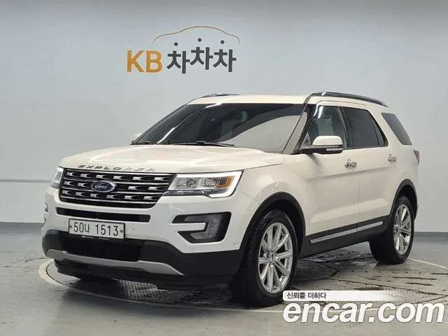 FORD EXPLORER 2017 — 101 459 км, белый, Корея — под ключ — фото 12