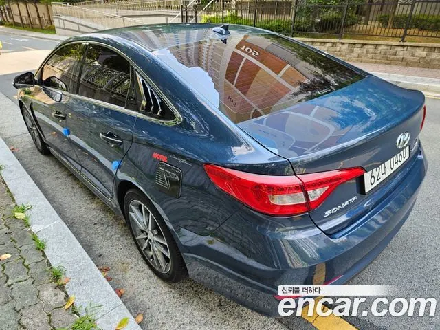 HYUNDAI SONATA 2016 — 111 072 км, синий, Корея — под ключ — фото 3