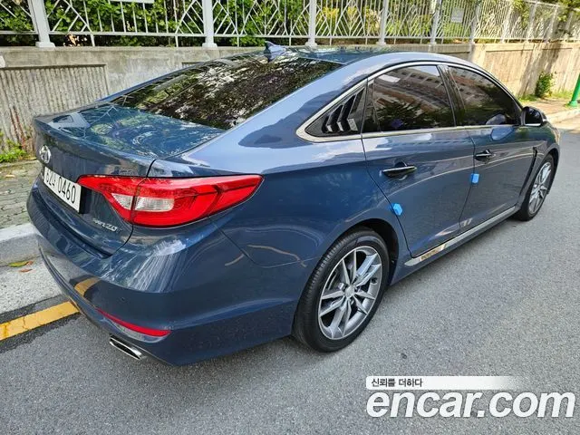 HYUNDAI SONATA 2016 — 111 072 км, синий, Корея — под ключ — фото 5