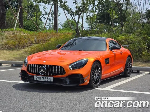 MERCEDES-BENZ AMG GT 2017 — 77 000 км, оранжевый, Корея — под ключ — фото 1