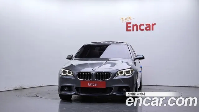BMW 5 SERIES 2016 — 114 709 км, серебристо-серый, Корея — под ключ — фото 3