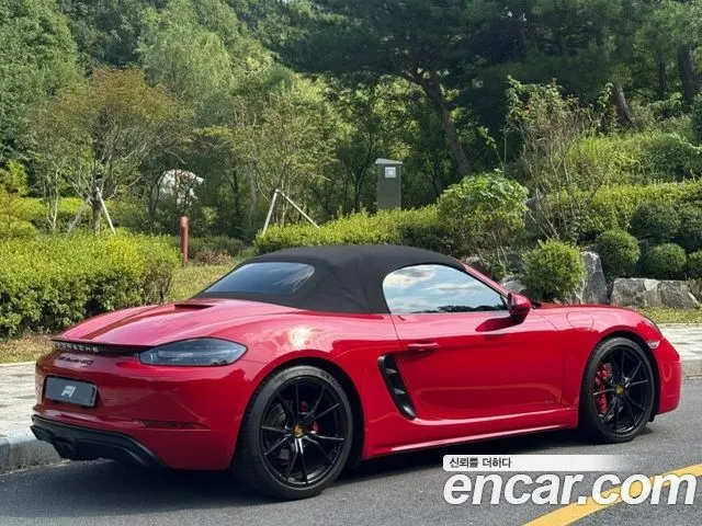 PORSCHE 718 BOXSTER 2019 — 39 000 км, красный, Корея — под ключ — фото 3
