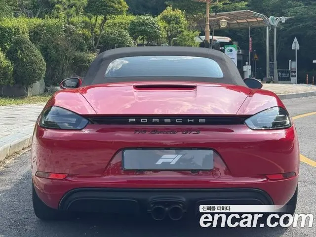 PORSCHE 718 BOXSTER 2019 — 39 000 км, красный, Корея — под ключ — фото 4